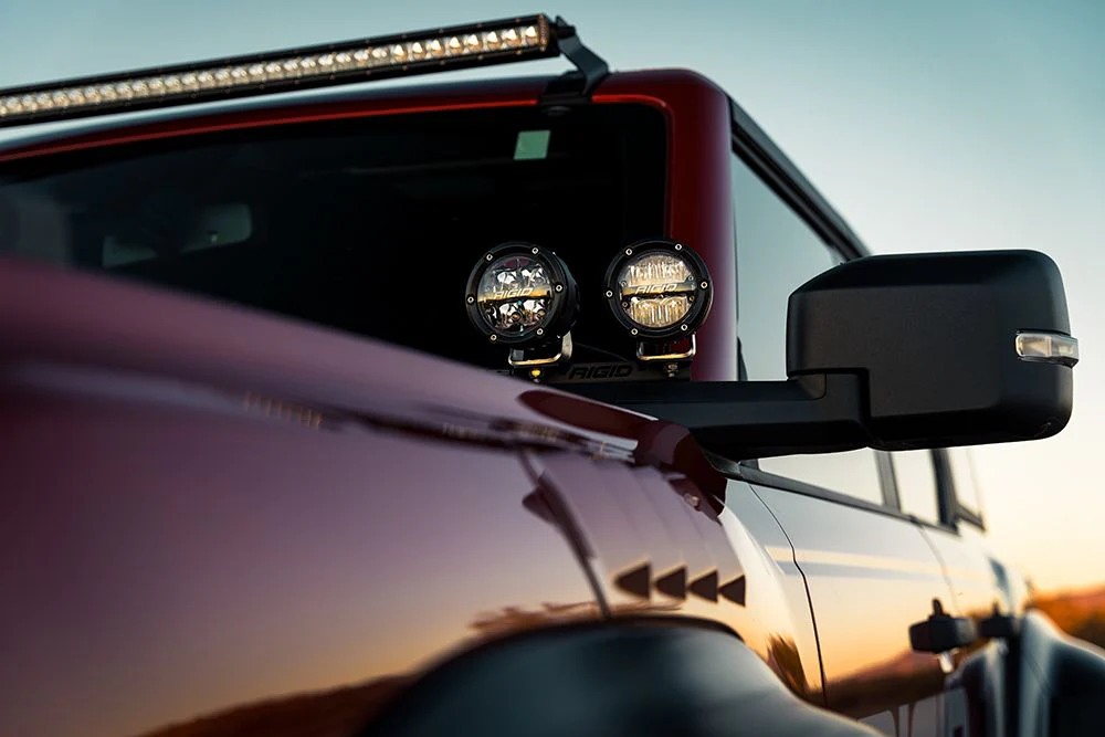 360-Series 4 Inch Off-Road Lamp Spot Beam RGBW Backlight Set of 2 Rigid Industries - Image 9