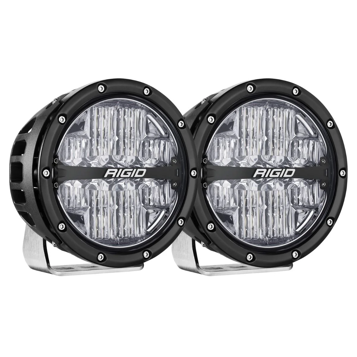 360-Series 6-Inch Off-Road Lamp Drive Beam RGBW Backlight Set of 2 Rigid Industries