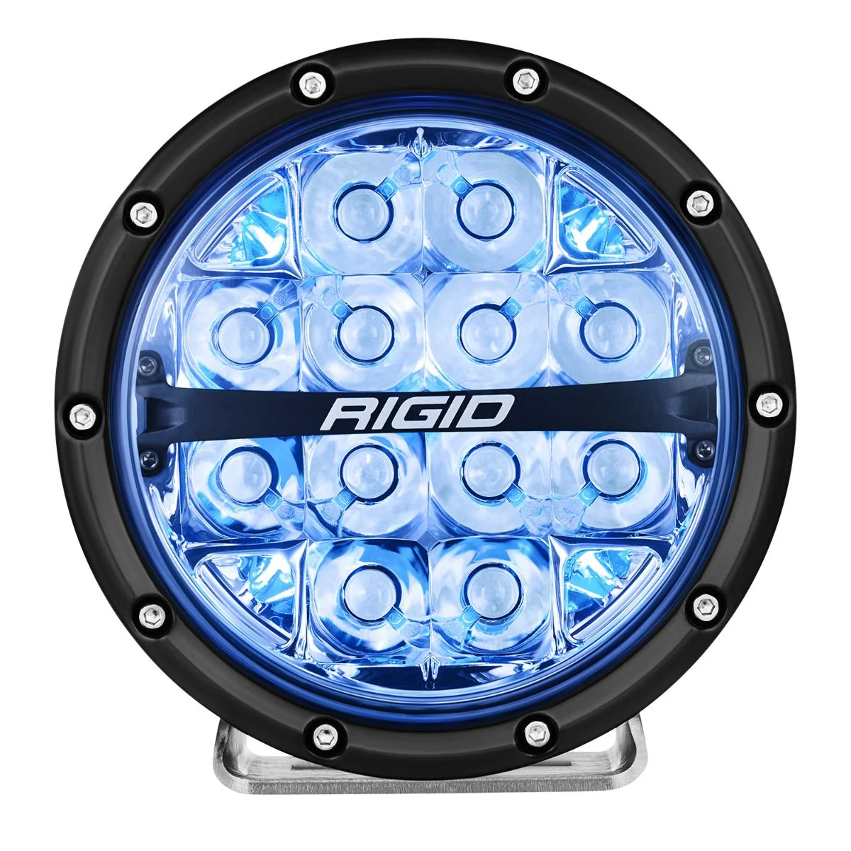 360-Series 6 Inch Off-Road Lamp Spot Beam RGBW Backlight Set of 2 Rigid Industries - Image 4