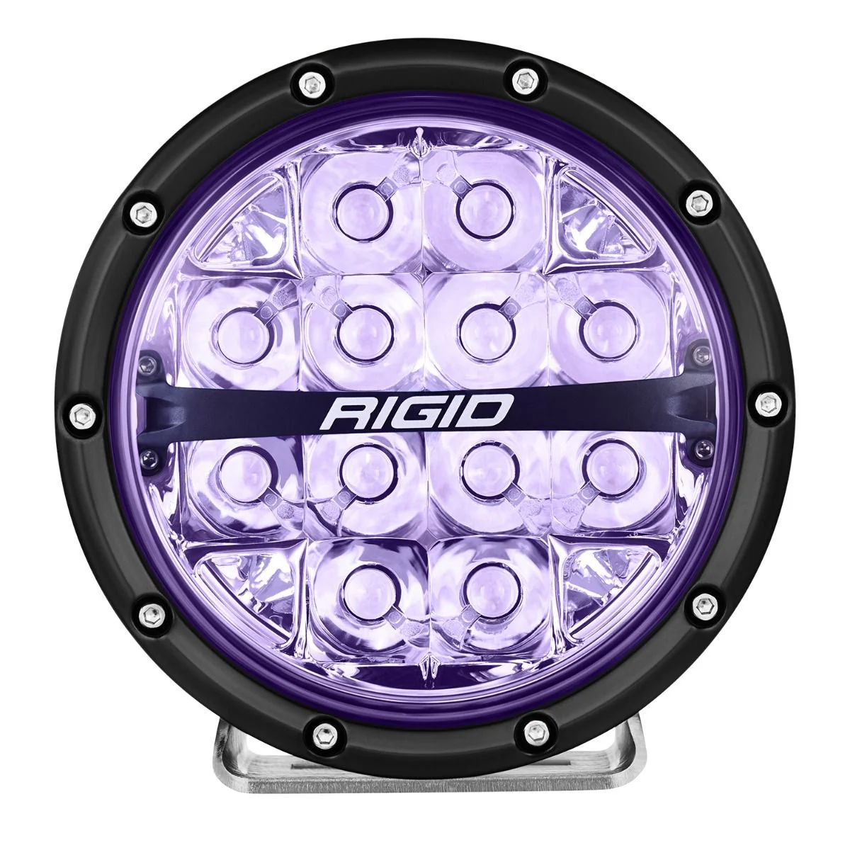 360-Series 6 Inch Off-Road Lamp Spot Beam RGBW Backlight Set of 2 Rigid Industries - Image 5