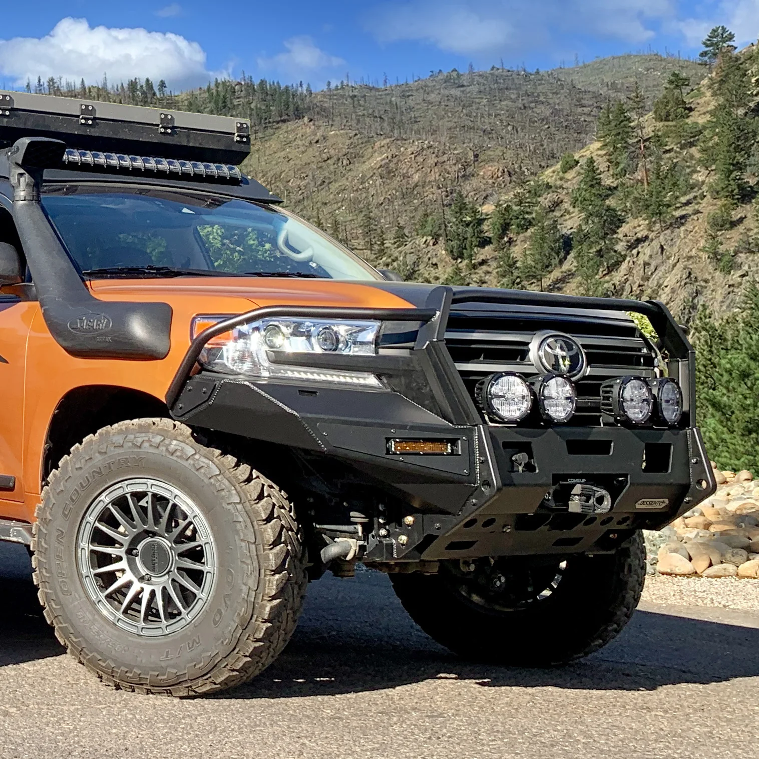 LC200 Full Replacement Modular Front Bumper (2016+) - Image 3