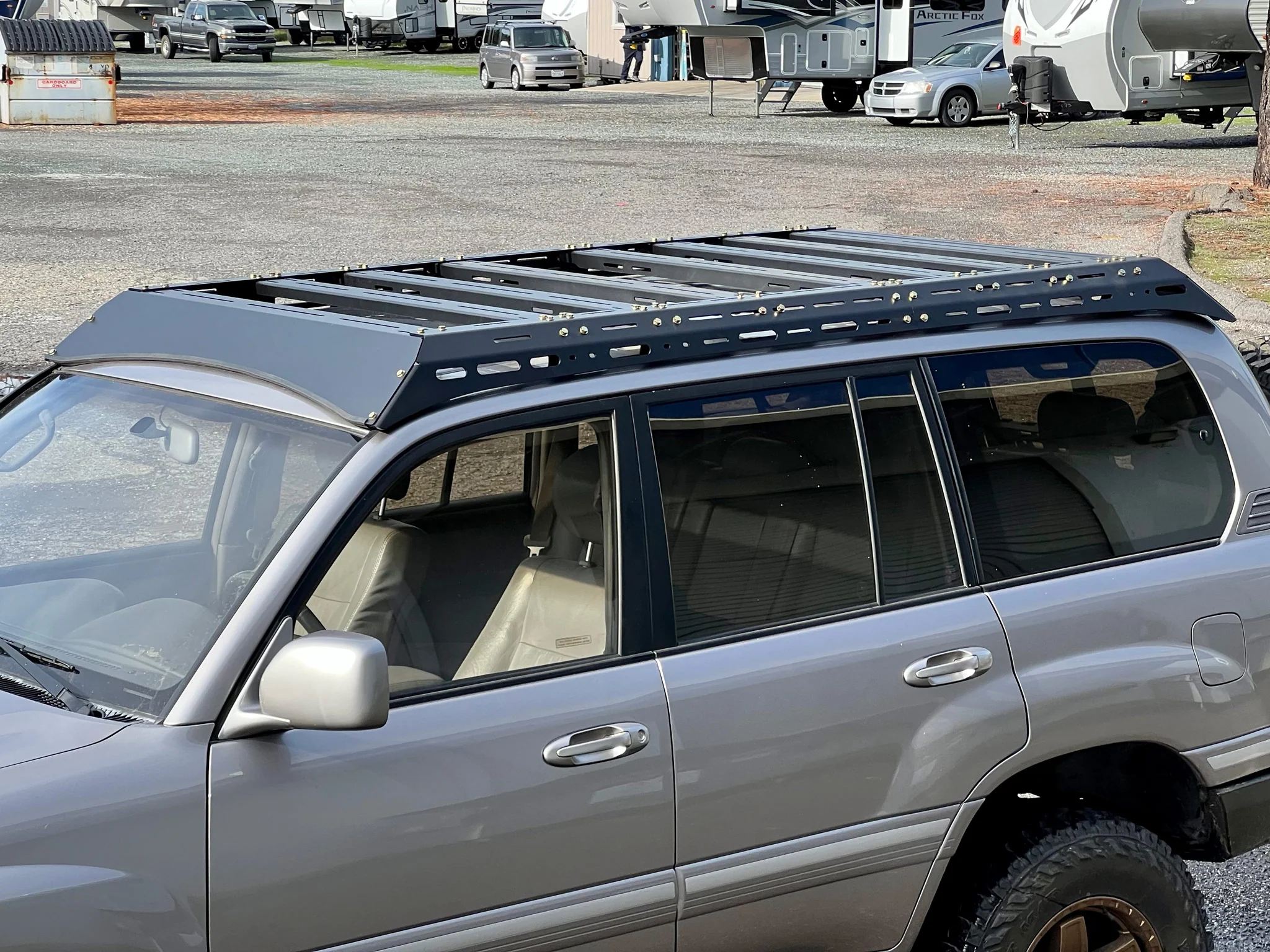 LC100 Aluminum roof rack - Image 3