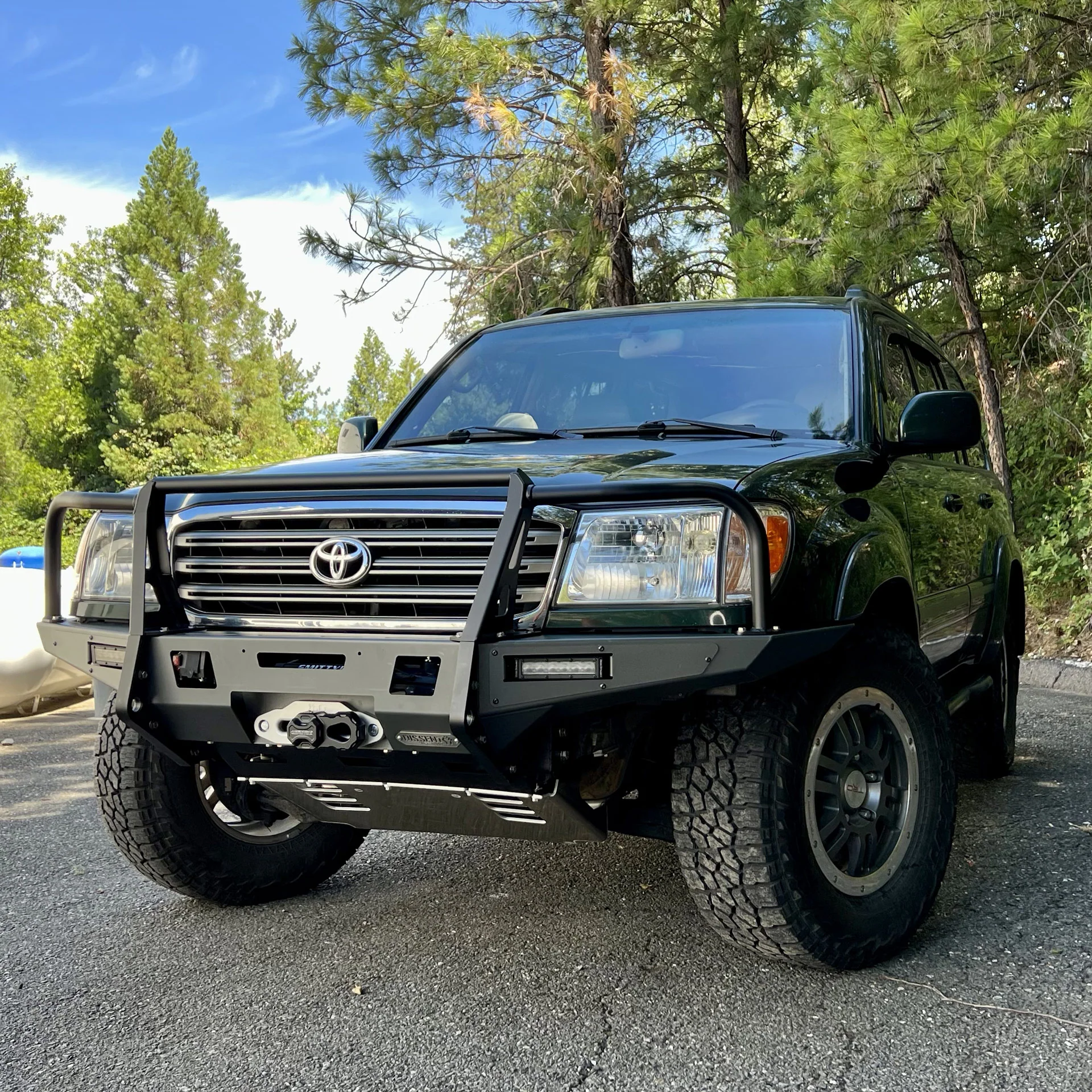 LC100/LX470 Ultra-high Clearance Modular Front Bumper - Image 14