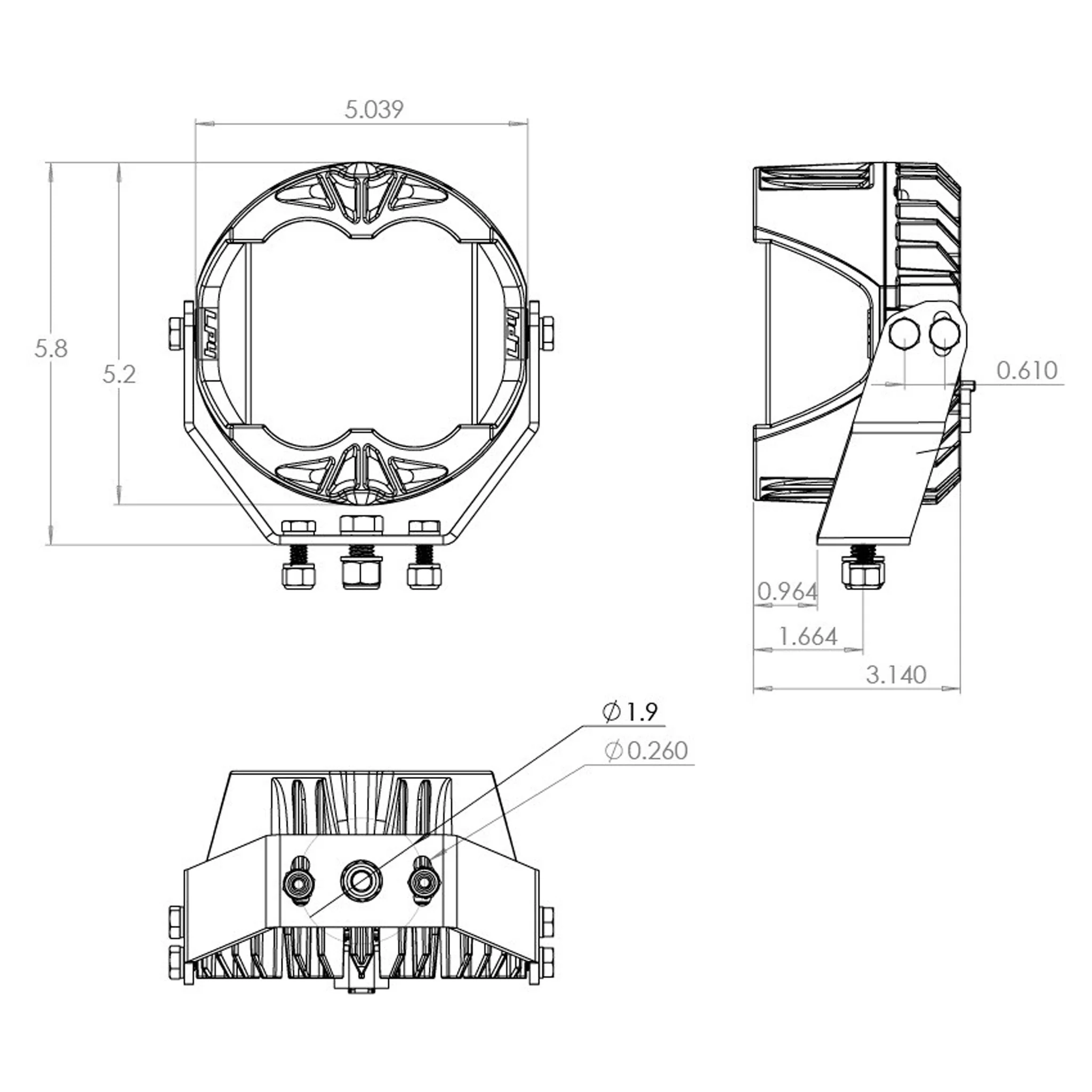 LP4 Pro LED Auxiliary Light Pod Pair - Baja Designs - Image 5
