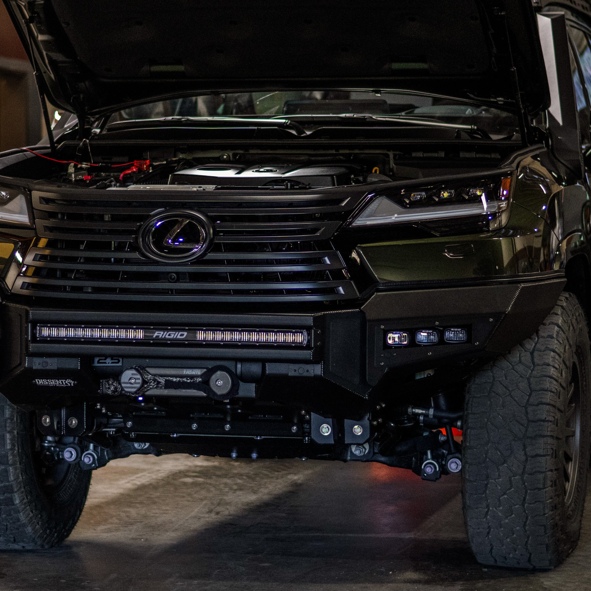 LX600 & LX700h High Clearance Front Winch Bumper - Image 3