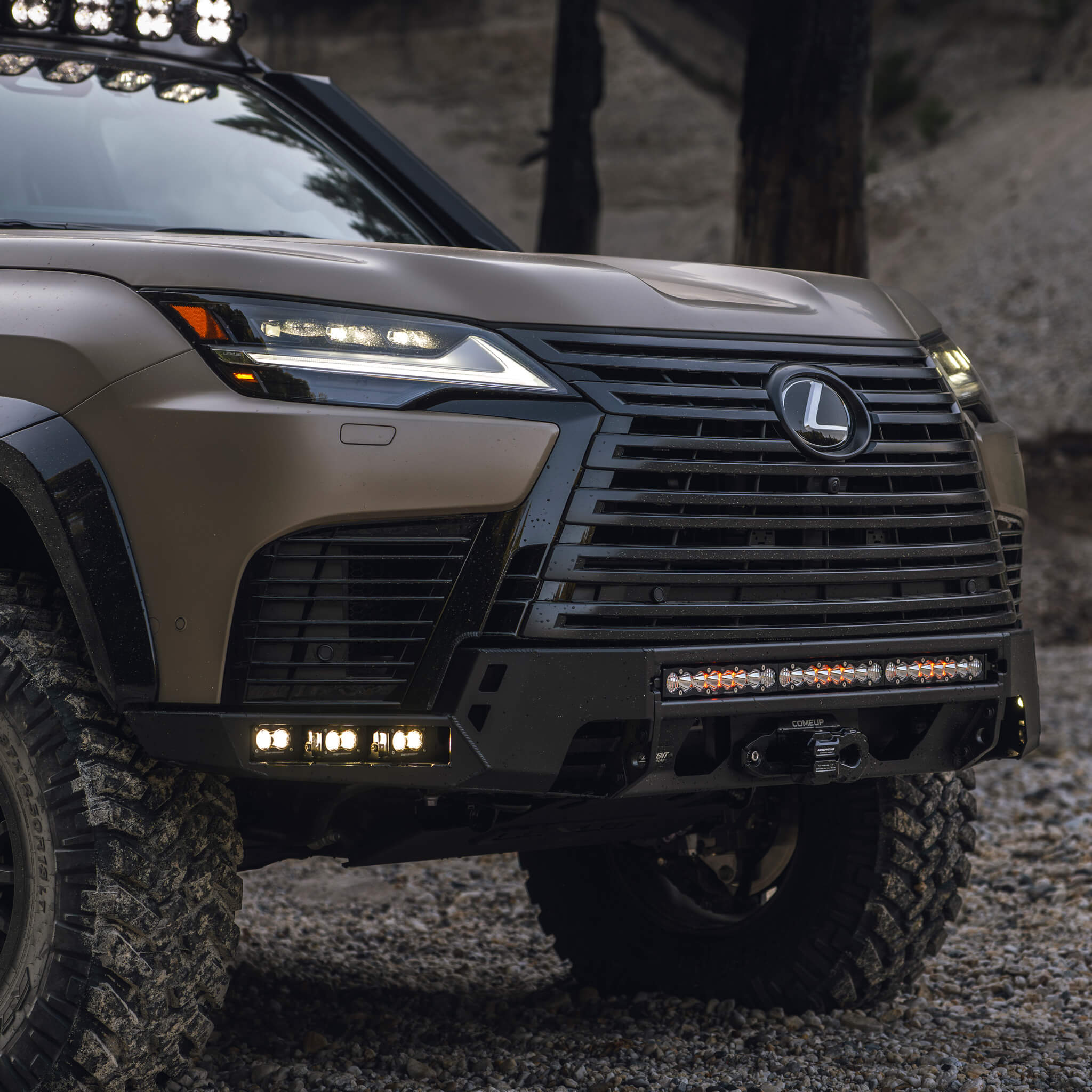 LX600 & LX700h Low-profile Front Winch Bumper - Image 5
