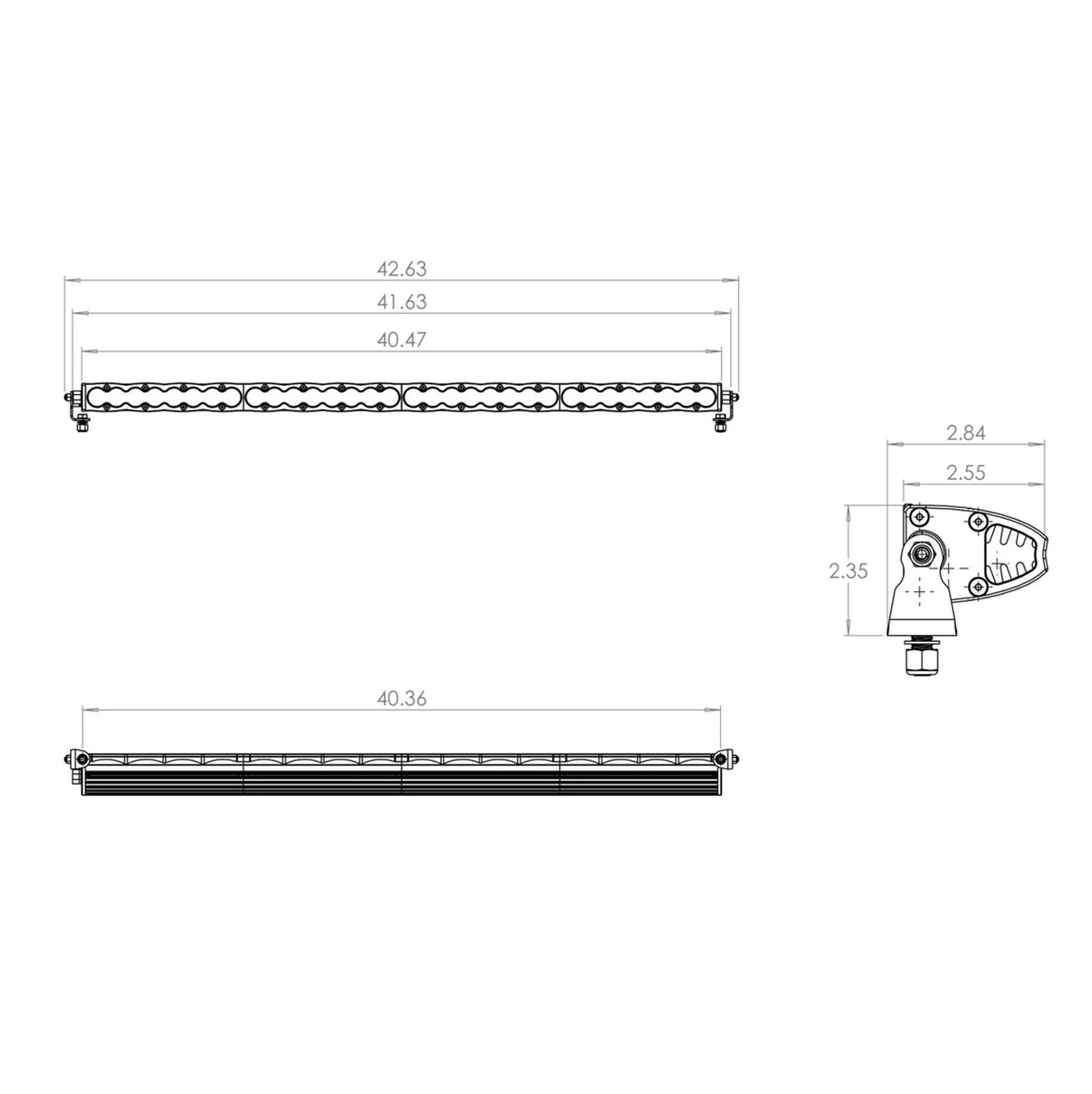 S8 LED Light Bar - 40 Inch - Baja Designs - Image 8