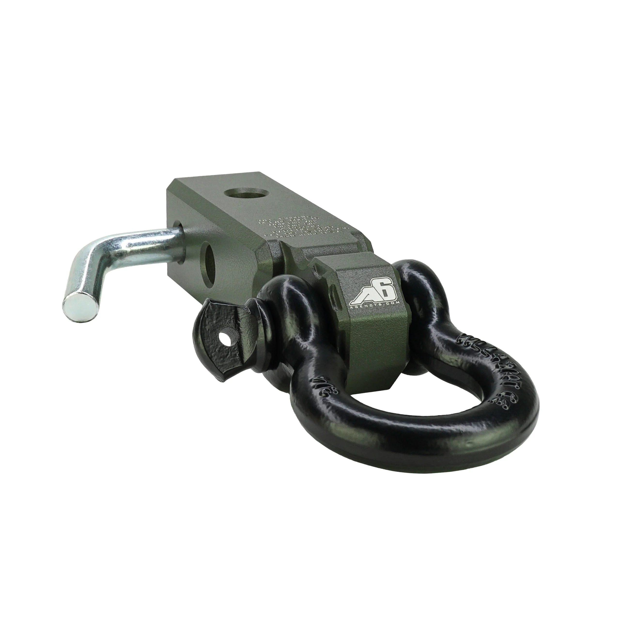 Hitch Shackle Block 2" Kit w/ D-Ring & Hitch Pin - Image 10
