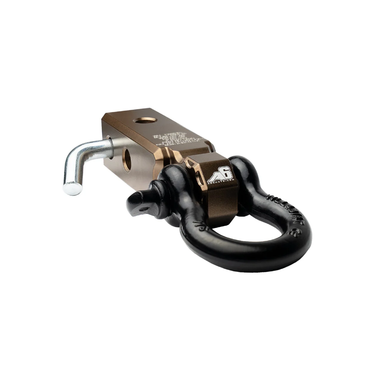 Hitch Shackle Block 2" Kit w/ D-Ring & Hitch Pin - Image 5