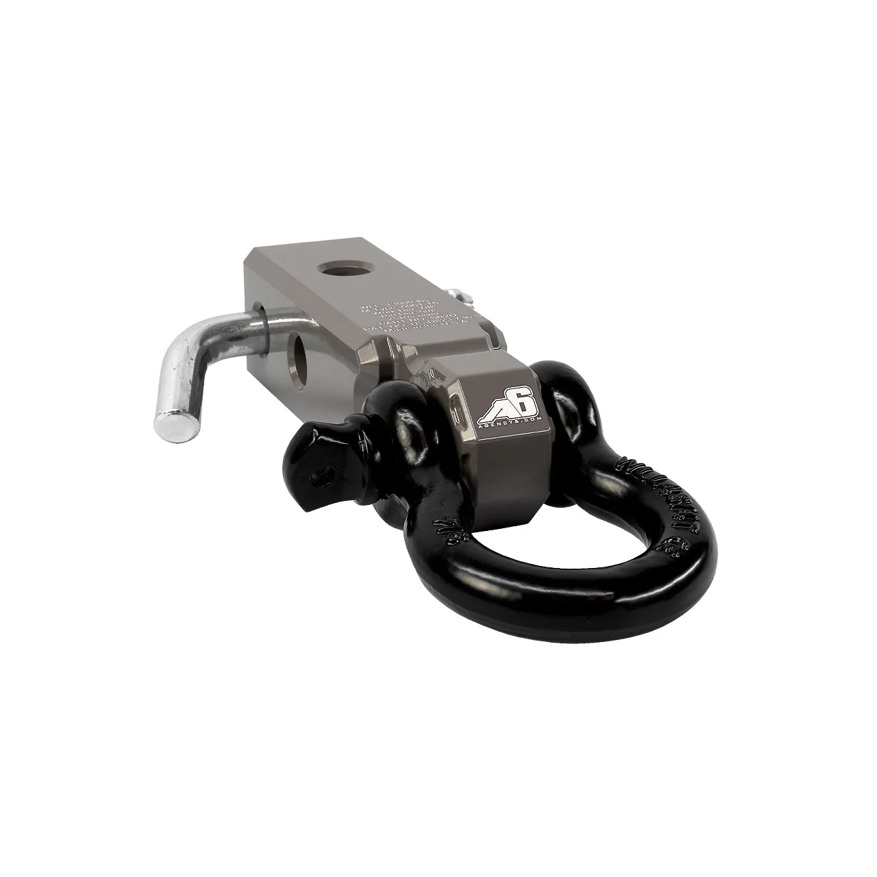 Hitch Shackle Block 2" Kit w/ D-Ring & Hitch Pin - Image 6