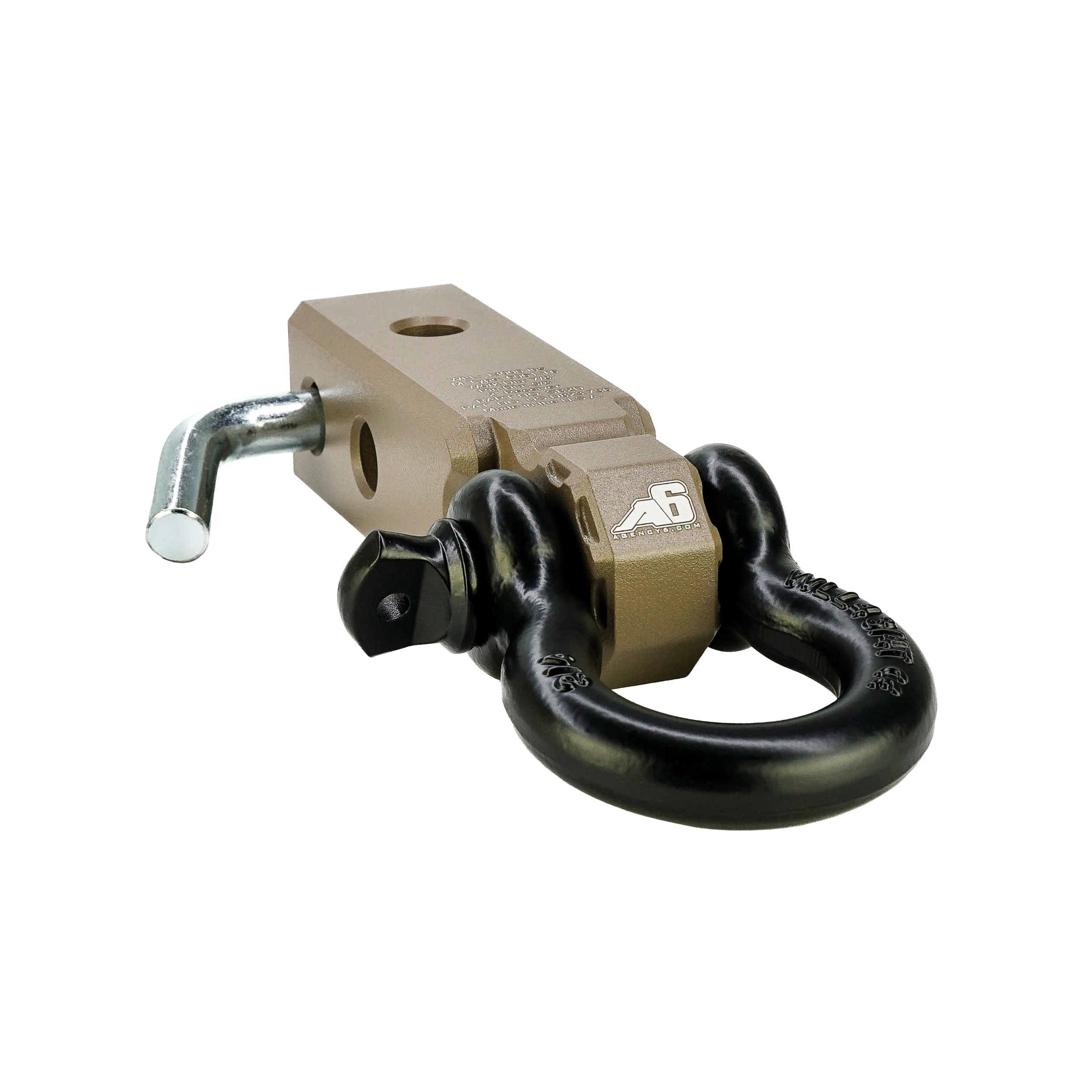 Hitch Shackle Block 2" Kit w/ D-Ring & Hitch Pin - Image 9