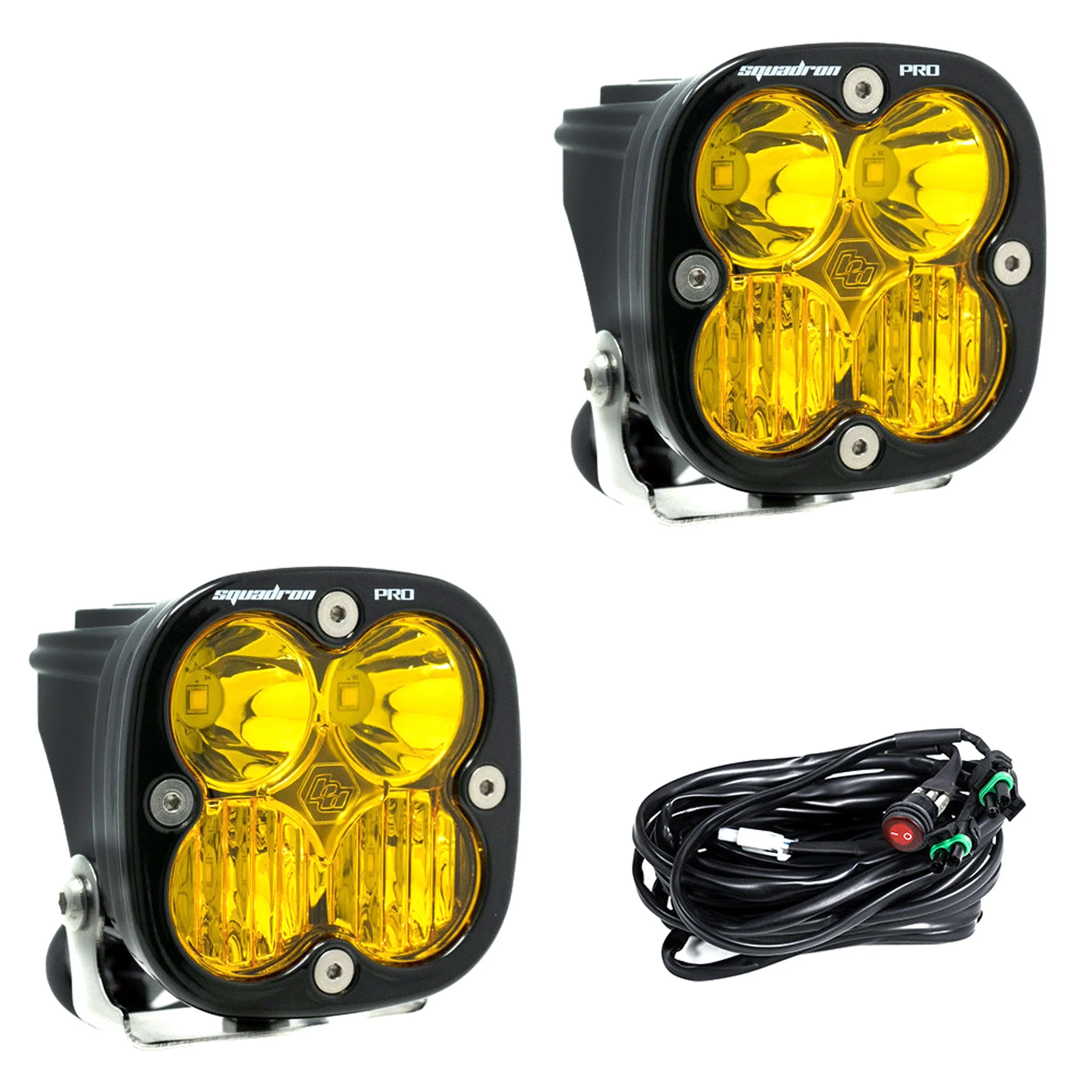 Squadron PRO Black LED Auxiliary Light Pod Pair - Baja Designs - Image 4