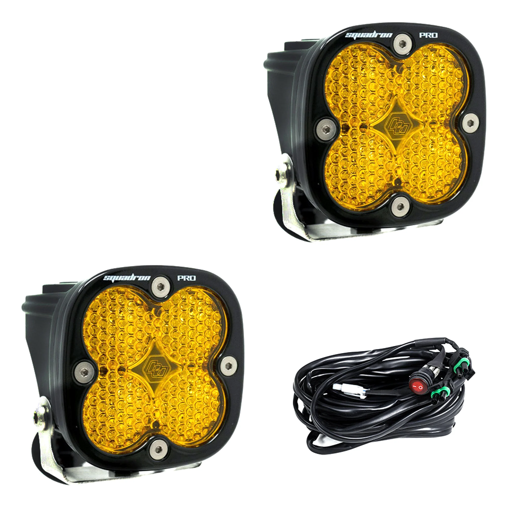 Squadron PRO Black LED Auxiliary Light Pod Pair - Baja Designs - Image 8