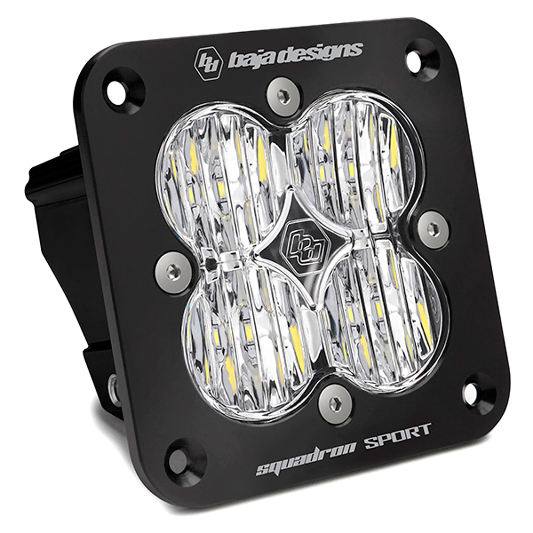 Squadron Sport Black Flush Mount LED Light Pod (Pair) - Baja Designs - Image 3