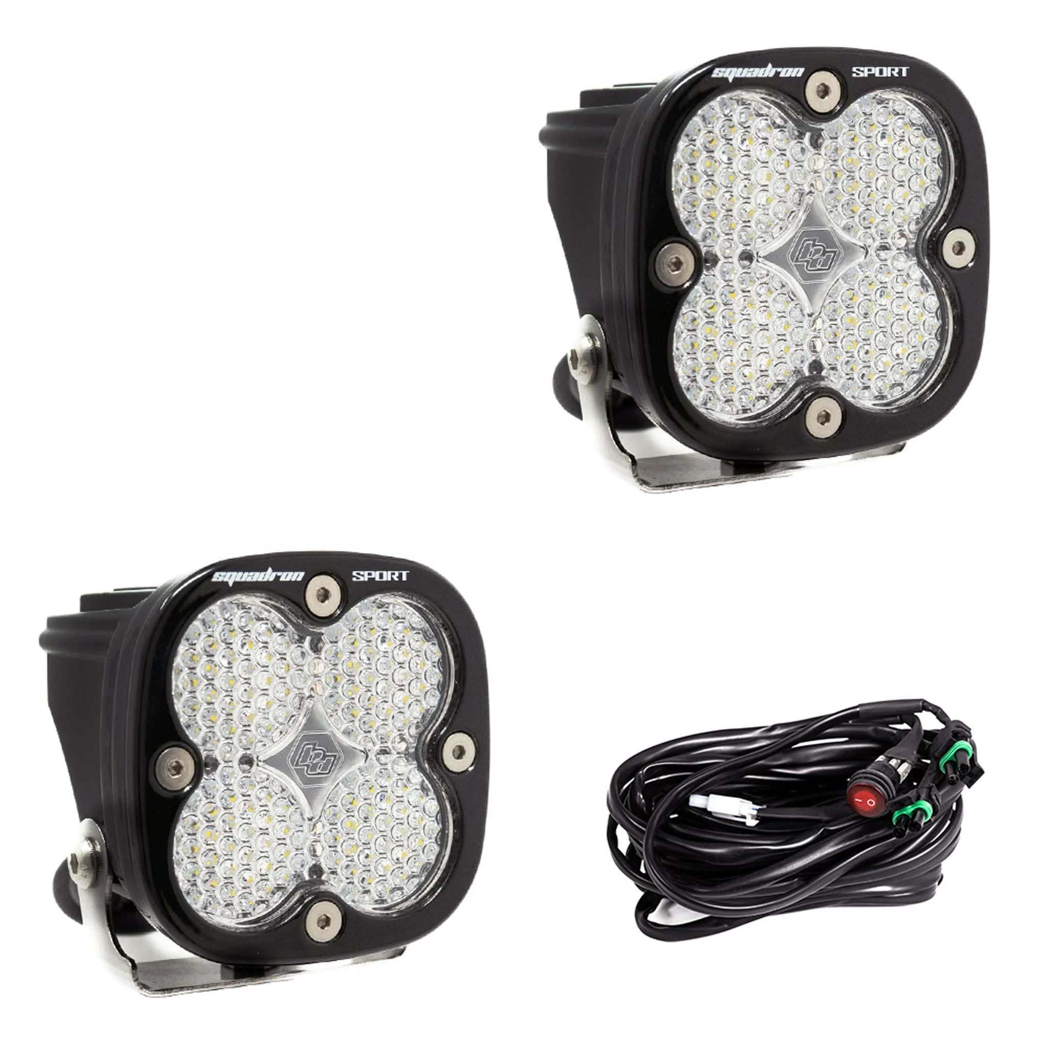 Squadron Sport Black LED Auxiliary Light Pod Pair - Baja Designs - Image 7