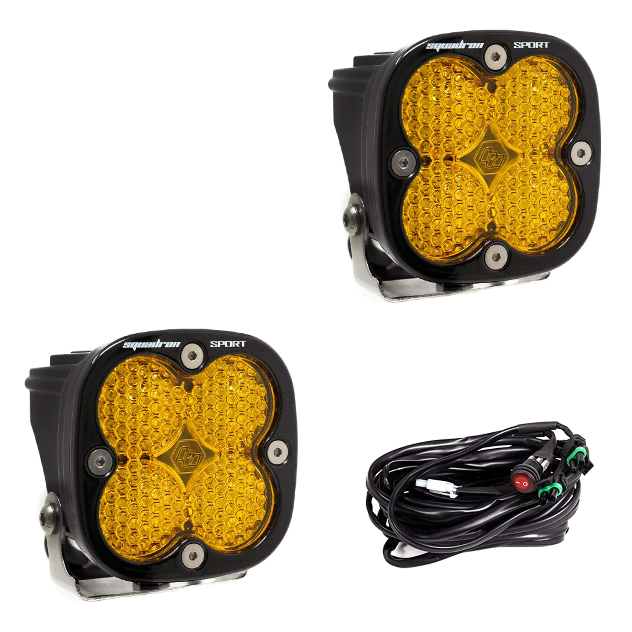 Squadron Sport Black LED Auxiliary Light Pod Pair - Baja Designs - Image 8